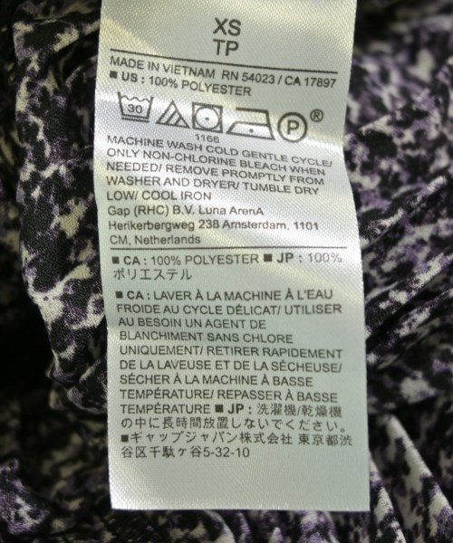 BANANA REPUBLIC（バナナリパブリック）ブラウス 黒 サイズ:XS レディース/2200705316088