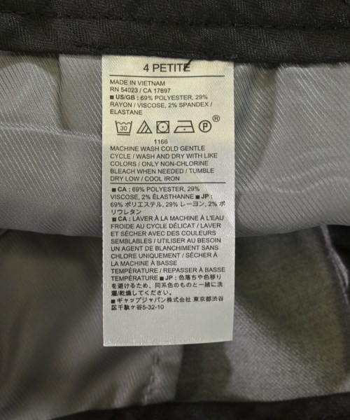 BANANA REPUBLIC（バナナリパブリック）スラックス グレー サイズ:4(XL位) レディース/2200718127268
