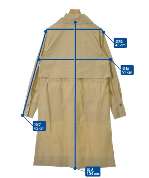 BANANA REPUBLIC（バナナリパブリック）シャツワンピース ベージュ サイズ:L レディース/2200724390090