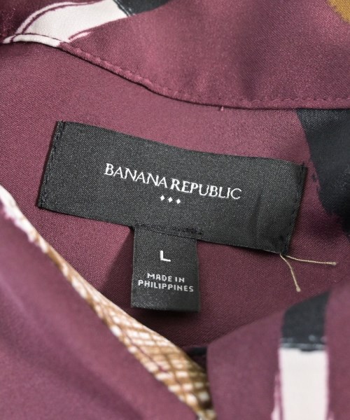 BANANA REPUBLIC（バナナリパブリック）シャツワンピース 赤 サイズ:L レディース/2200689866036