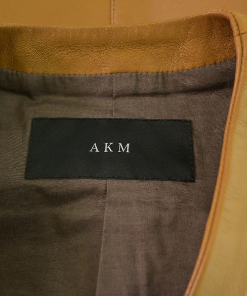 AKM（エーケーエム）ライダース ベージュ サイズ:S メンズ/2200624162018