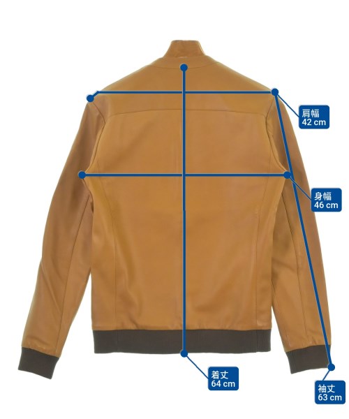 AKM（エーケーエム）ライダース ベージュ サイズ:S メンズ/2200624162018