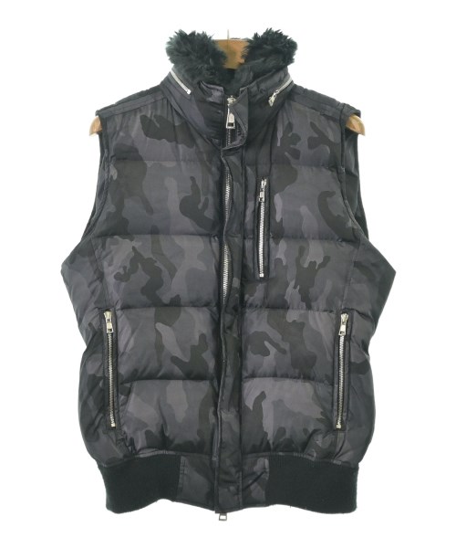 AKM(エーケーエム)ダウンジャケット/ダウンベスト 黒 サイズ:XL/2200673039033