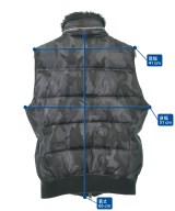 AKM（エーケーエム）ダウンジャケット/ダウンベスト 黒 サイズ:XL メンズ/2200673039033