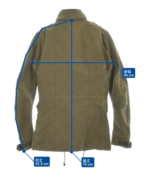 AKM（エーケーエム）ミリタリーブルゾン カーキ サイズ:L メンズ/2200673992024