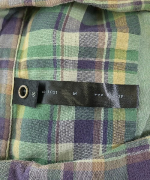 wjk（ダブルジェイケイ）カジュアルシャツ 緑 サイズ:M メンズ/2200673992062