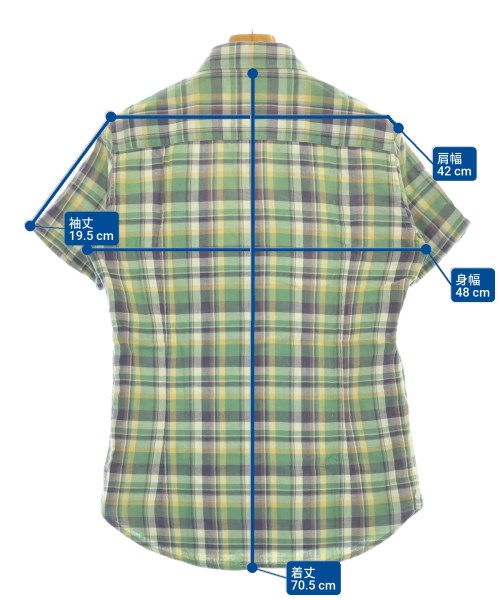 wjk（ダブルジェイケイ）カジュアルシャツ 緑 サイズ:M メンズ/2200673992062