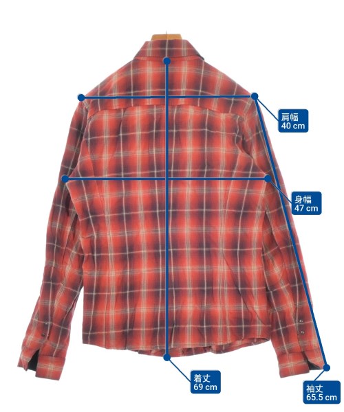 wjk（ダブルジェイケイ）カジュアルシャツ オレンジ サイズ:M メンズ/2200673992086