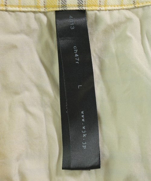 wjk（ダブルジェイケイ）カジュアルシャツ 黄 サイズ:L メンズ/2200673992093