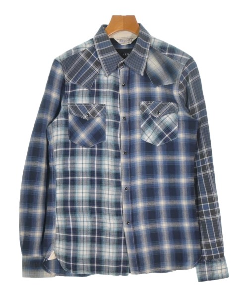 AKM(エーケーエム)カジュアルシャツ 青 サイズ:M/2200673992147