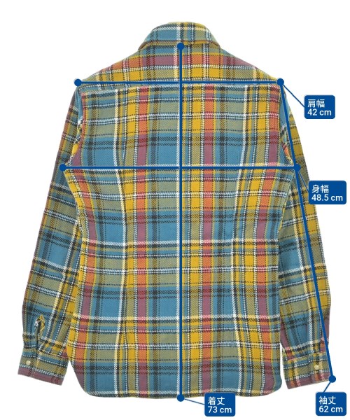 AKM（エーケーエム）カジュアルシャツ 青 サイズ:M メンズ/2200673992246