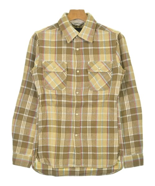 AKM(エーケーエム)カジュアルシャツ ベージュ サイズ:M/2200673992260