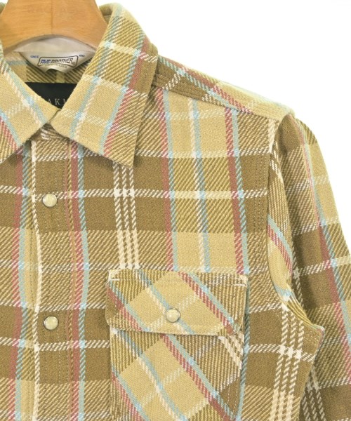 AKM（エーケーエム）カジュアルシャツ ベージュ サイズ:M メンズ/2200673992260