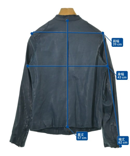 Sisii（シシ）ライダース 紺 サイズ:XS メンズ/2200669310115