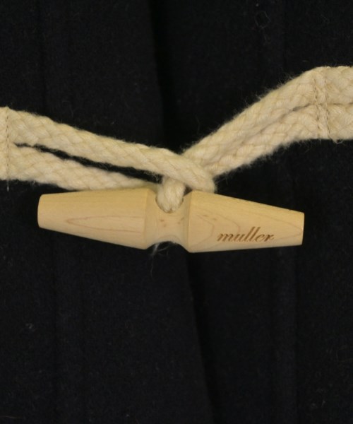 muller of yoshiokubo（ミュラーオブヨシクボ）ダッフルコート 黒 サイズ:38(M位) レディース/2200639302010