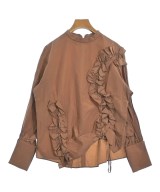 muller of yoshiokubo（ミュラーオブヨシクボ）ブラウス 茶 サイズ:38(M位) レディース/2200628683311