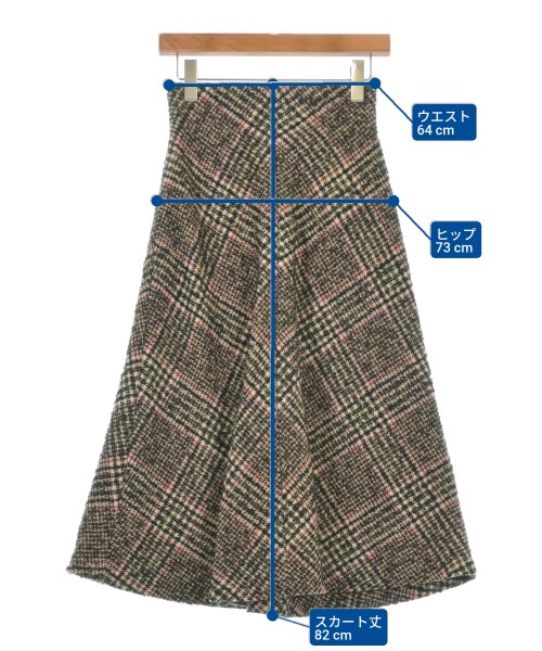 muller of yoshiokubo（ミュラーオブヨシクボ）ロング・マキシ丈スカート ベージュ サイズ:36(S位) レディース/2200608976105