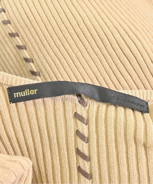 muller of yoshiokubo（ミュラーオブヨシオクボ）ニット・セーター ベージュ サイズ:36(S位) レディース/2200680387042