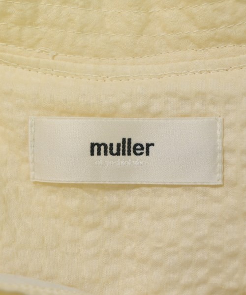 muller of yoshiokubo（ミュラーオブヨシオクボ）シャツワンピース 黄 サイズ:F レディース/2200682085014