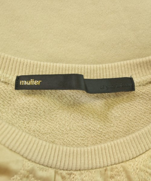 muller of yoshiokubo（ミュラーオブヨシクボ）スウェット ベージュ サイズ:38(M位) レディース/2200638431032