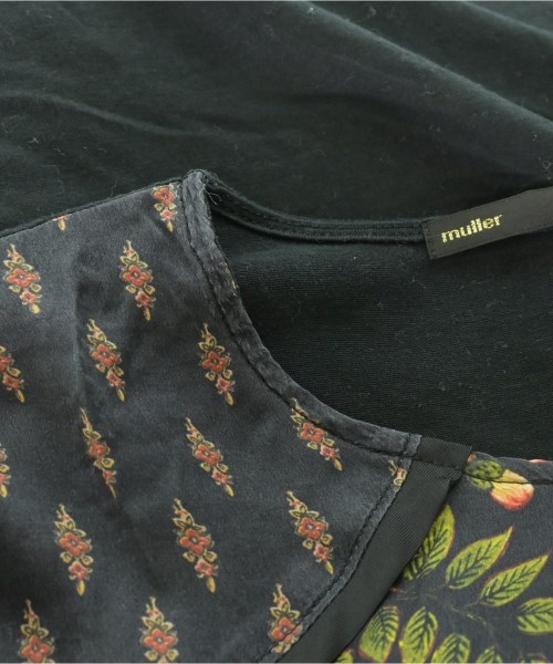 muller of yoshiokubo（ミュラーオブヨシオクボ）Tシャツ・カットソー 黒 サイズ:36(S位) レディース/2200706627053