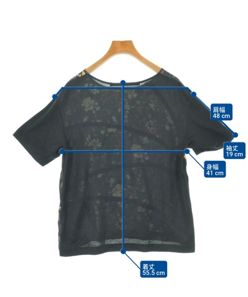 muller of yoshiokubo（ミュラーオブヨシオクボ）Tシャツ・カットソー 黒 サイズ:36(S位) レディース/2200706627053