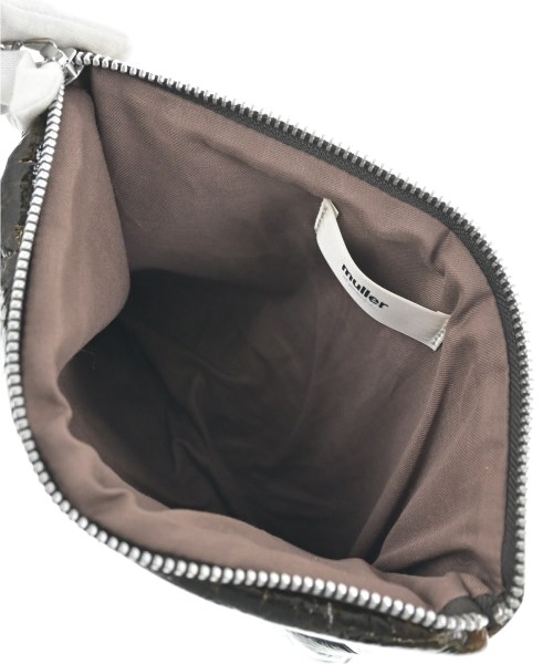 muller of yoshiokubo（ミュラーオブヨシオクボ）ポーチ 茶 サイズ:- レディース/2200661378359