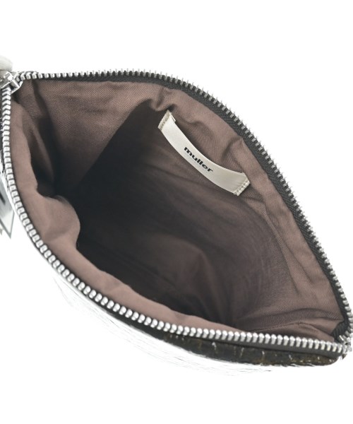 muller of yoshiokubo（ミュラーオブヨシオクボ）ポーチ 茶 サイズ:- レディース/2200661378540