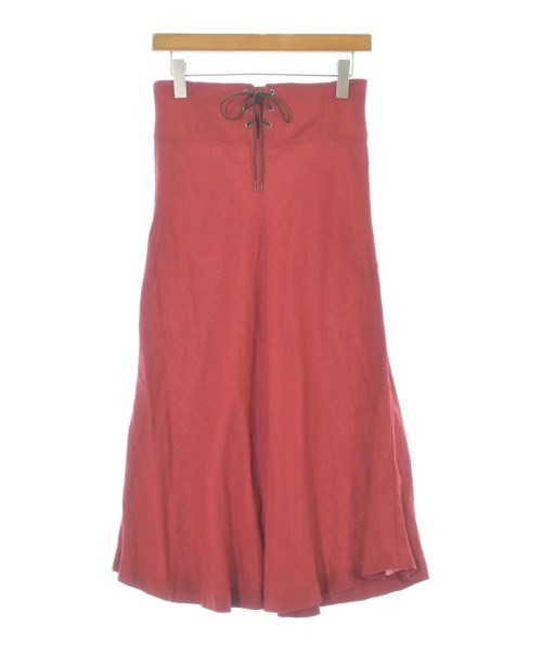 muller of yoshiokubo(ミュラーオブヨシオクボ)ロング・マキシ丈スカート 赤 サイズ:38(M位)/2200665037146