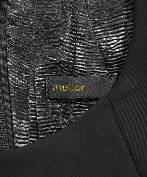 muller of yoshiokubo（ミュラーオブヨシオクボ）ワンピース 黒 サイズ:38(M位) レディース/2200666749123