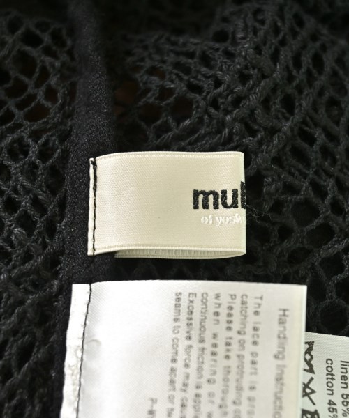 muller of yoshiokubo（ミュラーオブヨシオクボ）タンクトップ 黒 サイズ:36(S位) レディース/2200720519013