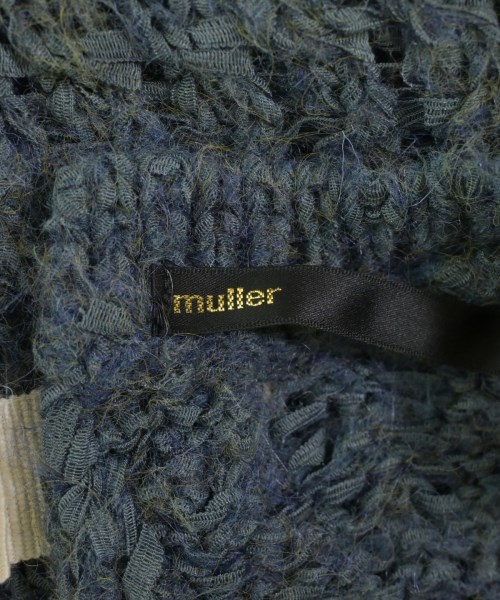 muller of yoshiokubo（ミュラーオブヨシオクボ）ニット・セーター 青 サイズ:38(M位) レディース/2200724002030