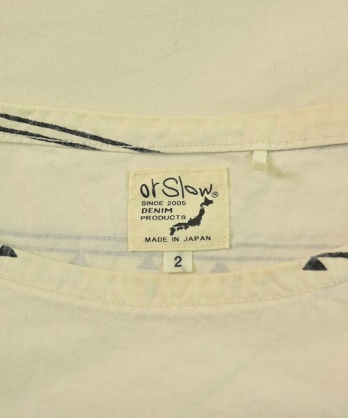 orSlow（オアスロウ）Tシャツ・カットソー 白 サイズ:2(M位) メンズ/2200607189018