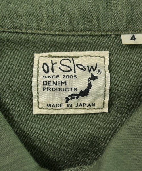 orSlow（オアスロウ）カジュアルシャツ カーキ サイズ:4(XL位) メンズ/2200612491038