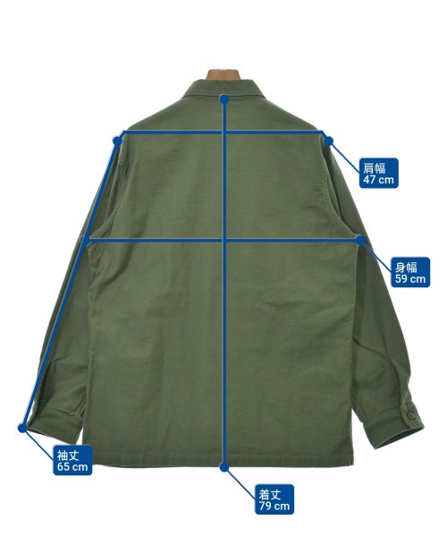orSlow（オアスロウ）カジュアルシャツ カーキ サイズ:4(XL位) メンズ/2200612491038
