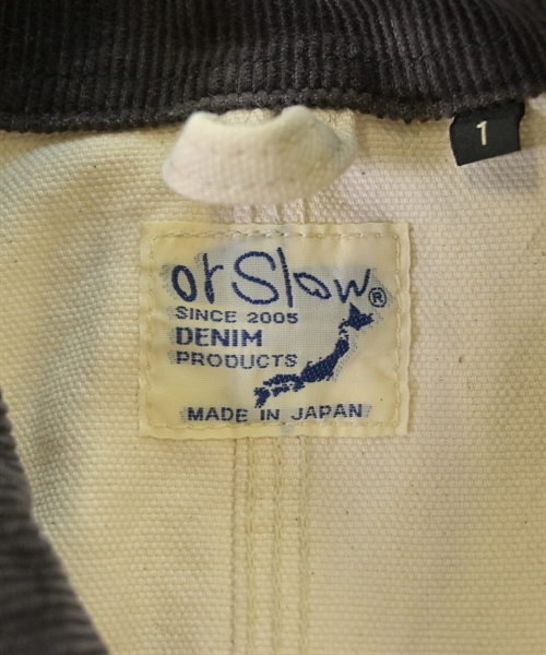 orSlow（オアスロウ）カバーオール 白 サイズ:1(S位) メンズ/2200607952018