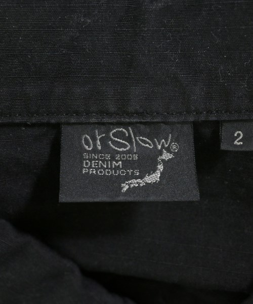 orSlow（オアスロウ）ミリタリーブルゾン 黒 サイズ:2(M位) メンズ/2200619454029