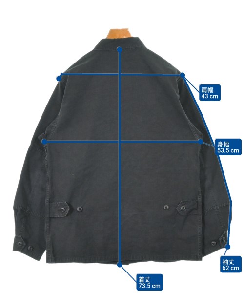 orSlow（オアスロウ）ミリタリーブルゾン 黒 サイズ:2(M位) メンズ/2200619454029