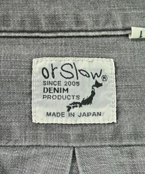 orSlow（オアスロウ）カジュアルシャツ グレー サイズ:1(S位) メンズ/2200673087041