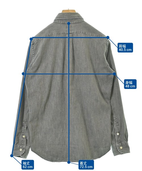 orSlow（オアスロウ）カジュアルシャツ グレー サイズ:1(S位) メンズ/2200673087041