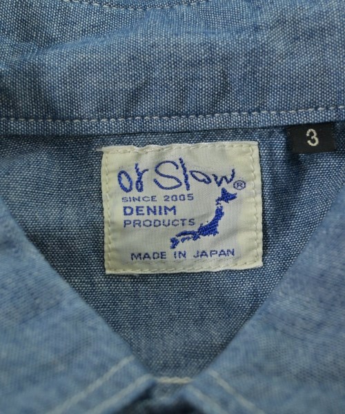 orSlow（オアスロウ）カジュアルシャツ 青 サイズ:3(L位) メンズ/2200667471184