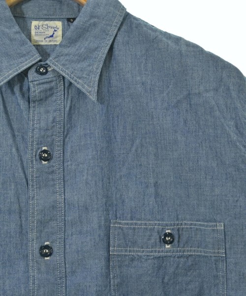 orSlow（オアスロウ）カジュアルシャツ 青 サイズ:3(L位) メンズ/2200667471184