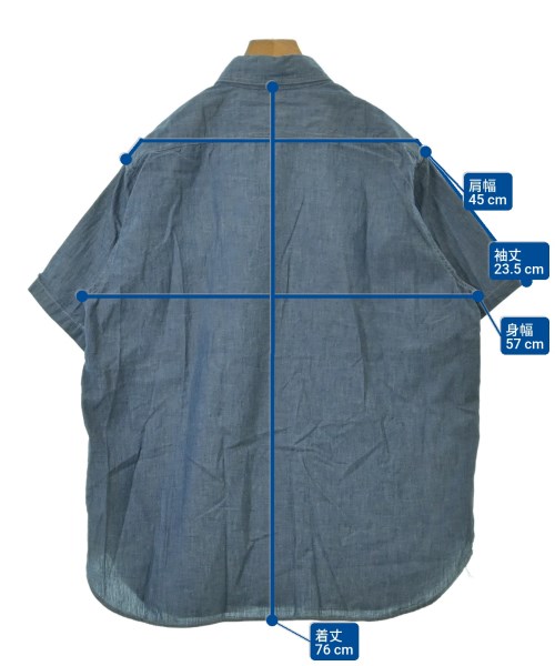 orSlow（オアスロウ）カジュアルシャツ 青 サイズ:3(L位) メンズ/2200667471184