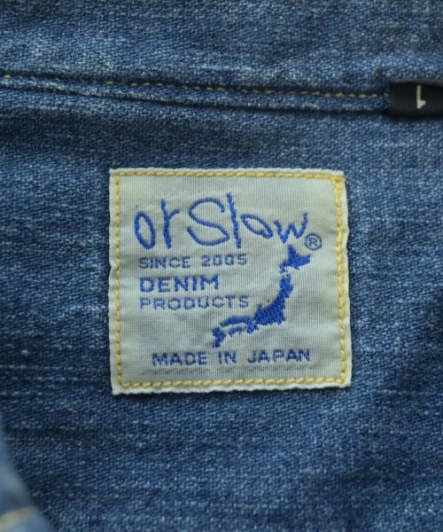 orSlow（オアスロウ）カジュアルシャツ 青 サイズ:1(S位) メンズ/2200677927183