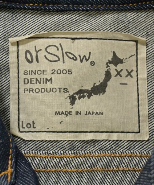 orSlow（オアスロウ）デニムジャケット 紺 サイズ:1(S位) メンズ/2200676573060