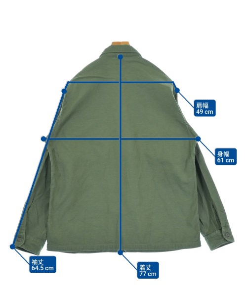 orSlow（オアスロウ）カジュアルシャツ 緑 サイズ:4(XL位) メンズ/2200644944083