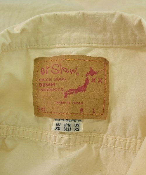 orSlow（オアスロウ）ブルゾン 白 サイズ:1(S位) メンズ/2200654146057