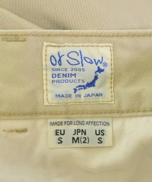 orSlow（オアスロウ）チノパン ベージュ サイズ:M メンズ/2200662717034
