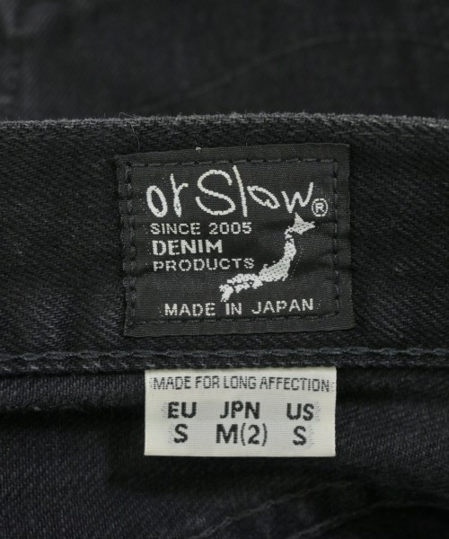 orSlow（オアスロウ）デニムパンツ 黒 サイズ:1(S位) メンズ/2200663951246