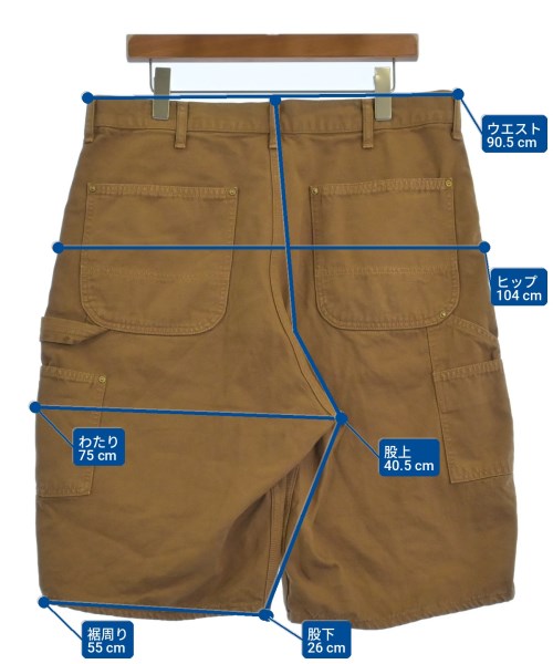 orSlow（オアスロウ）ショートパンツ 茶 サイズ:XL メンズ/2200723029038